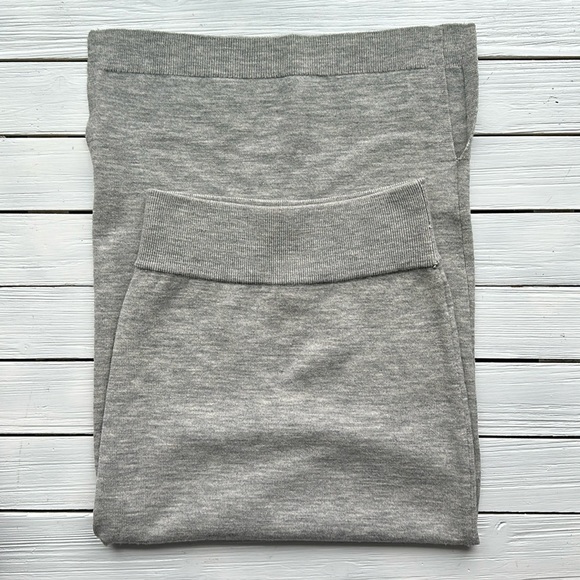 Wilfred Wool Blend Skirt Grey Made in Italy sz Medium - Picture 1 of 5